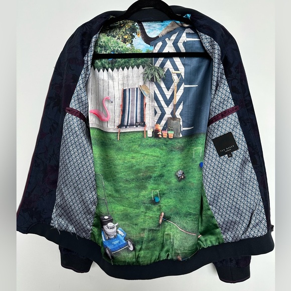 Ted Baker Floral Bomber Jacket - Picture 3 of 5